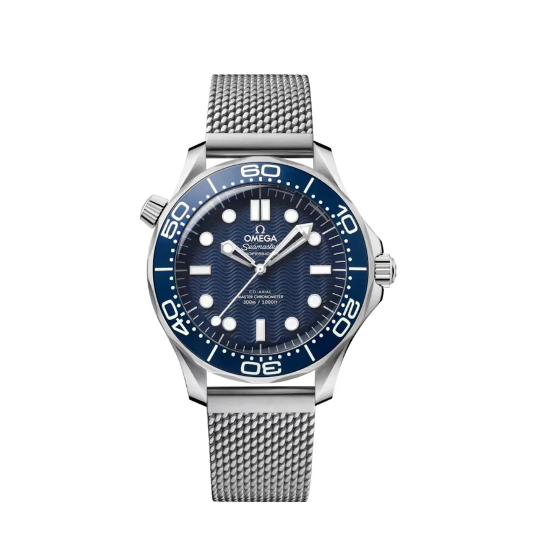 Omega Seamaster Blue/Mesh